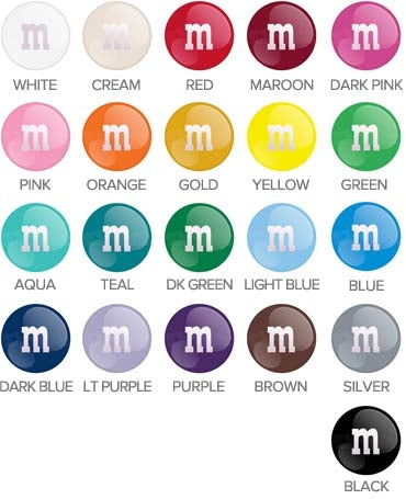 Bulk M&M's Candy - 10lb Individual Colors CandyStore.com