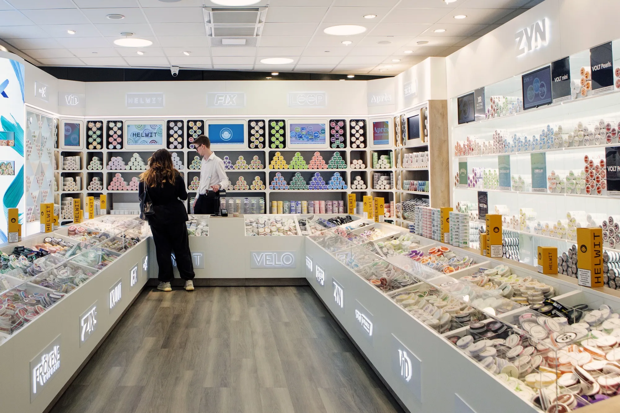 Norterra Pouches physical shop and staff
