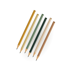 Everyday Pencil Set — sample stationery illustration